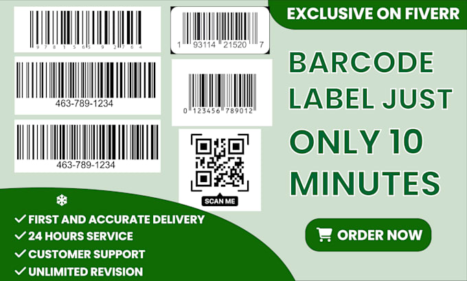 Bestseller - make barcode label in 10 minutes with the sku and other info