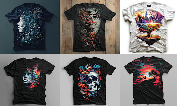 Gig Preview - Create custom t shirt designs using  midjourney ai