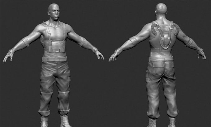 Gig Preview - Sculpt 3d miniature 3d character model statue figurine for 3d printing