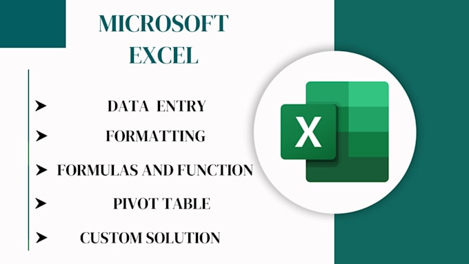 Gig Preview - Do data entry , formatting , formulas , clean data in excel