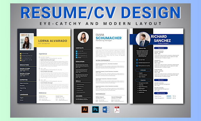 Gig Preview - Build professional resume cover letter, cv maker