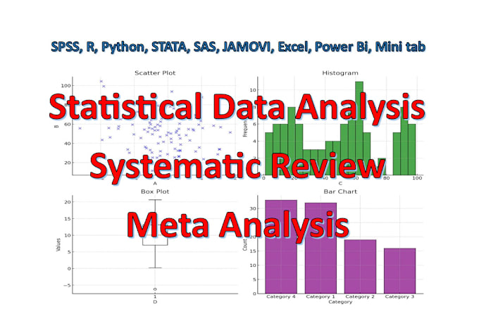 Gig Preview - Do statistical data analysis and meta analysis