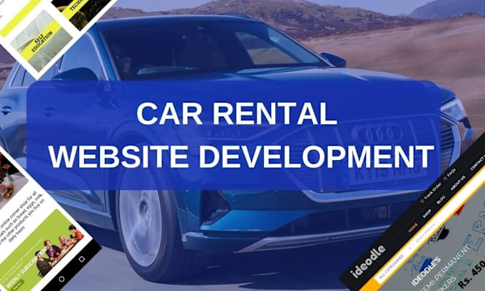 Gig Preview - Design professional car rental website