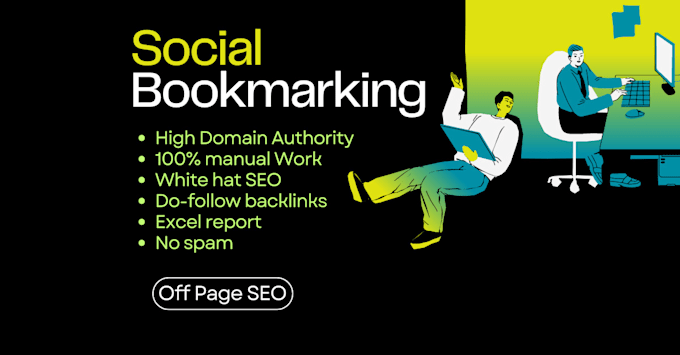 Gig Preview - Social bookmarking, link building backlinks manually for your website