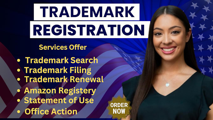 Gig Preview - Be your attorney for trademark registration, filing, renewal, sou, amazon brand