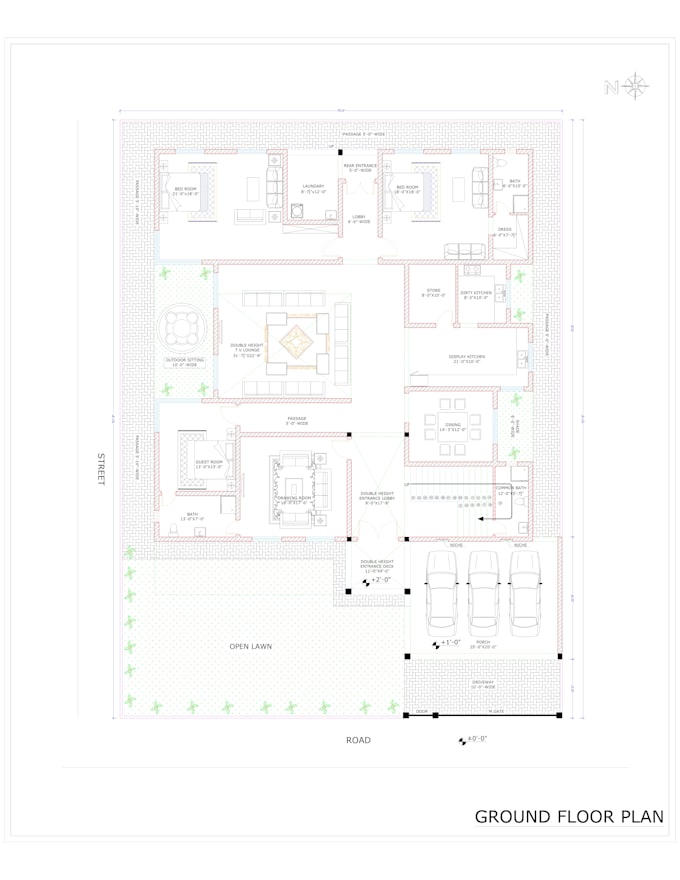 Gig Preview - Draft any type of architectural and structural drawings ,PDF in autocad