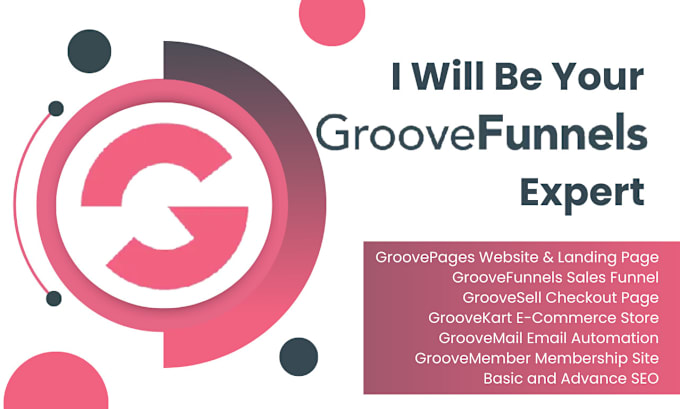 Gig Preview - Do groovefunnels landing page groove funnel website groovepages groovekart store