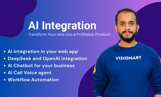 Gig Preview - Build ai saas, ai chatbot, ai website ai app, chatgpt with full intintegration