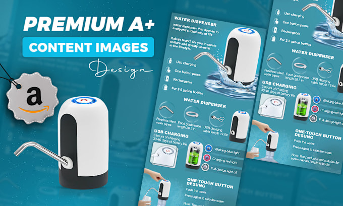 Gig Preview - Design premium amazon ebc enhanced brand content a plus content infographic