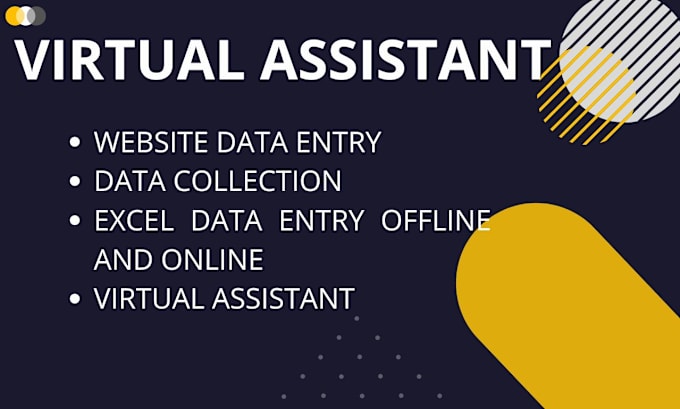 Gig Preview - Be your virtual assistant for any kind of online or offline data entry