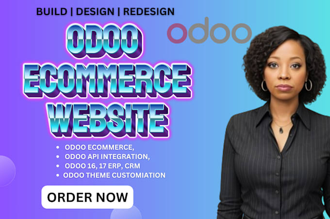 Gig Preview - Build odoo website, odoo ecommerce, odoo api integration, odoo 16, 17 erp, crm