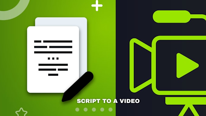 Gig Preview - Turn your script to a video