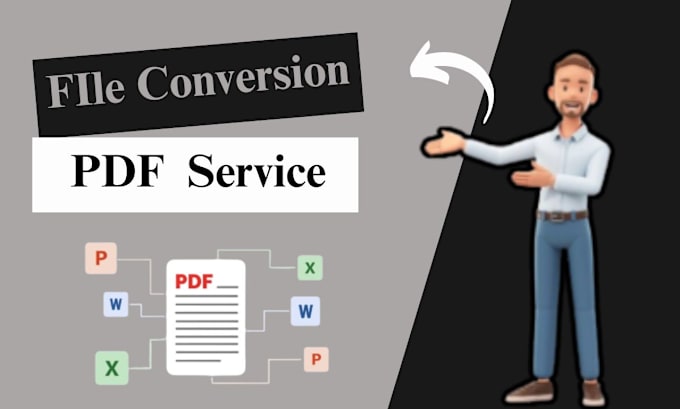 Gig Preview - Do professional PDF to any document converting service 4u