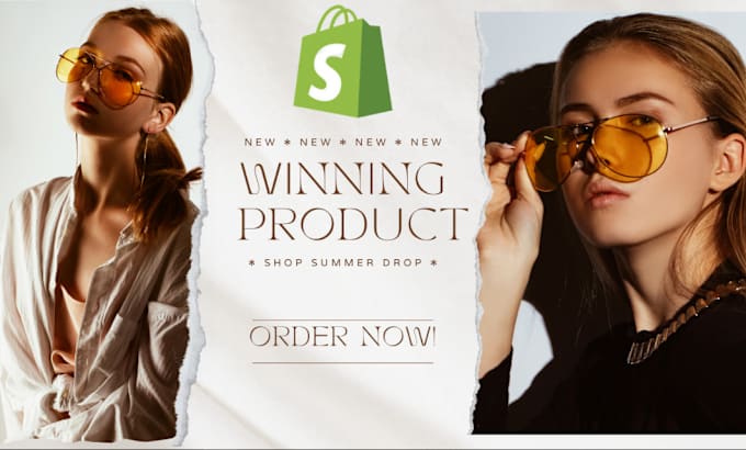 Gig Preview - Find shopify winning product research dropshipping winning product research