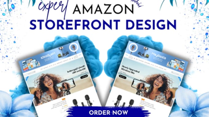 Gig Preview - Create you a  professional  amazon storefront design and  brand store