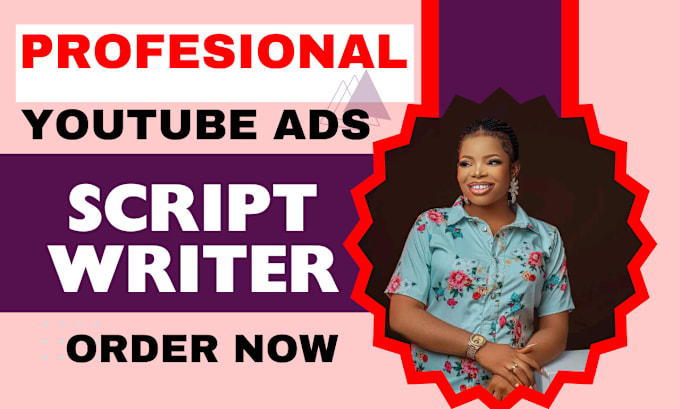 Gig Preview - Make research and write sales drive script for ads youtude as scriptwriter