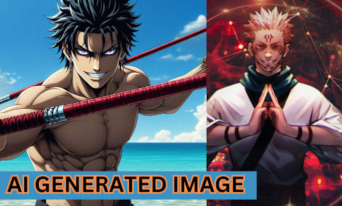 Gig Preview - Create an amazing  ai anime art in your favorite anime character