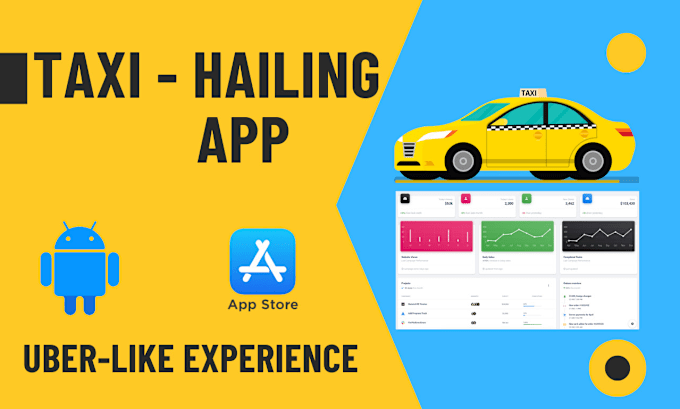 Gig Preview - Develop complete taxi hailing solution for android and ios for your project