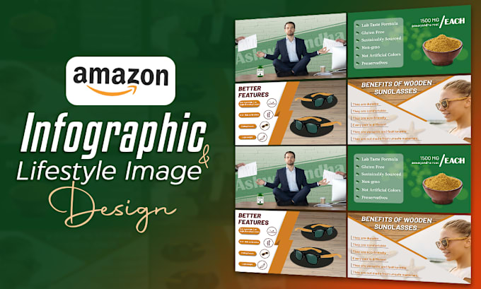 Gig Preview - Do amazon product photography editing, infographic and lifestyle design