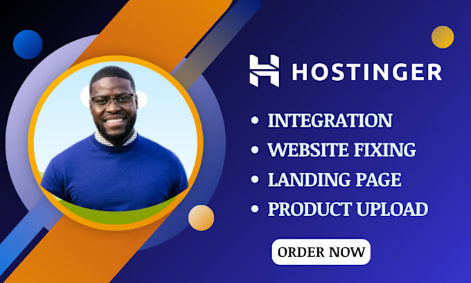 Gig Preview - Hostinger design hostinger website design ecommerce store on hostinger