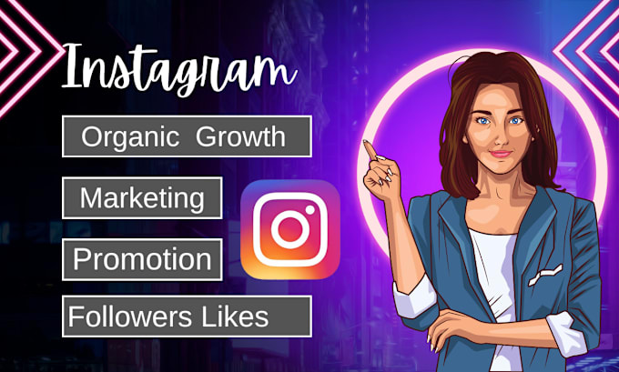 Gig Preview - Do instagram marketing or promotion for organic growth