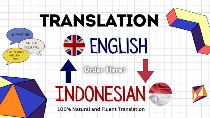 Bestseller - translate anything between english and indonesian