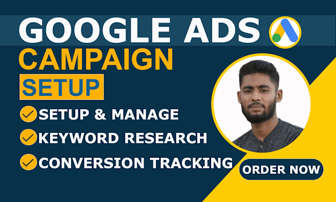 Gig Preview - Setup and manage your google ads adwords PPC campaign expert