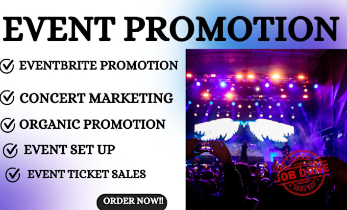 Bestseller - set up event on eventbrite, promote your event to increase attendee