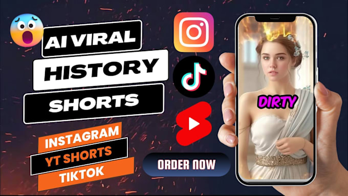 Gig Preview - Create viral ai history shorts for instagram and youtube