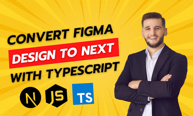 Gig Preview - Convert figma to next js with typescript