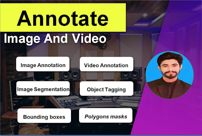 Gig Preview - Do image annotation, tagging, and bounding box for ai