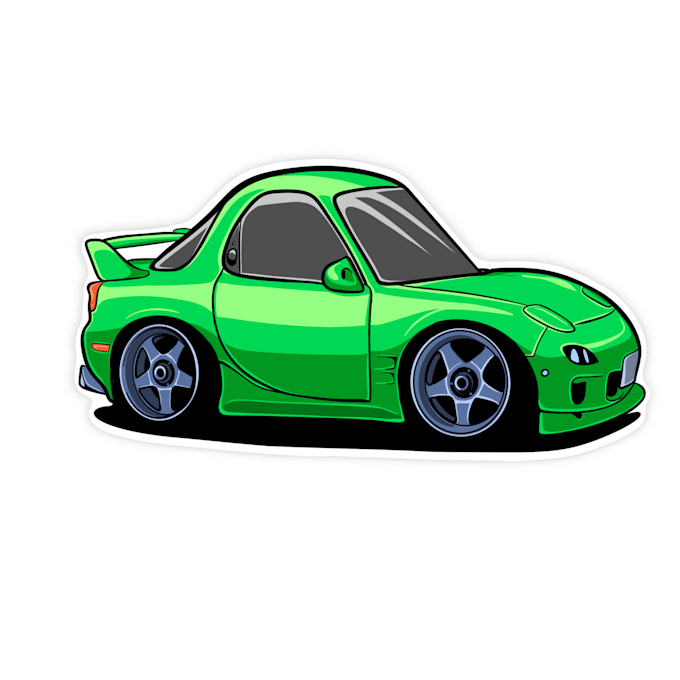 Gig Preview - Draw your car with chibi style