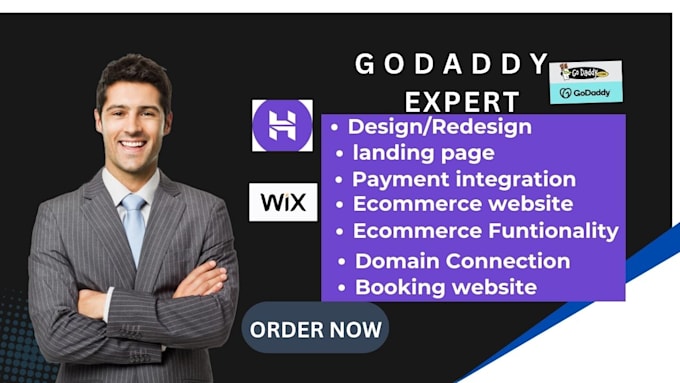 Gig Preview - Design online webshop webstore ecommerce hostinger godaddy wix shopify