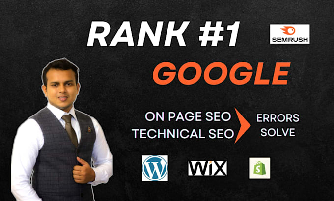 Gig Preview - Do website on page SEO optimization for wordpress, wix, shopify, squarespace