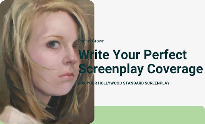 Gig Preview - Write industry standard coverage, notes, feedbacks on your screenplay scripts