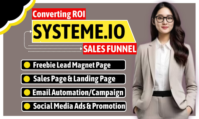 Gig Preview - Systeme io affiliate marketing systeme io sales funnel, systeme io sales funnel