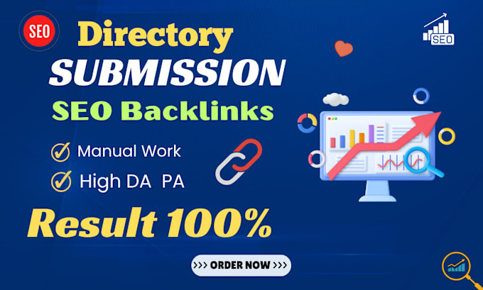 Gig Preview - Create high quality directory submission SEO backlinks manually