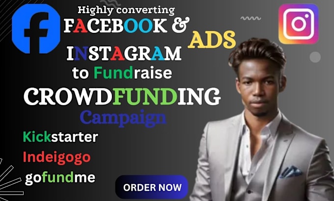 Gig Preview - Setup highly converting facebook instagram ads for your crowdfunding campaign