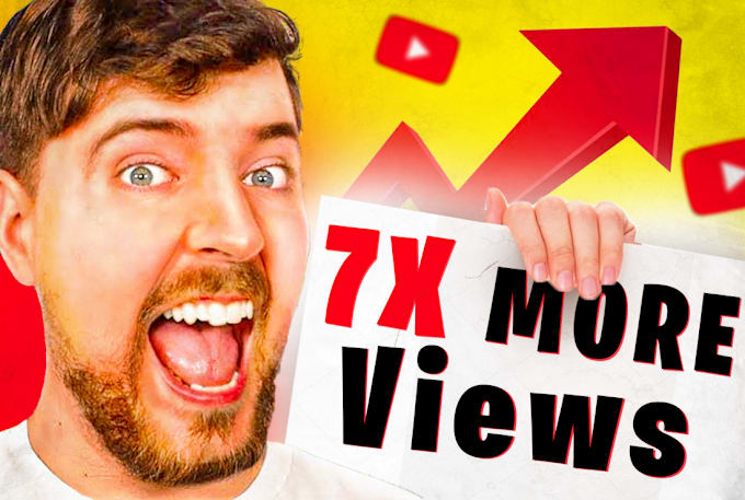 Gig Preview - Design stunning youtube thumbnails in 3 hours boost views