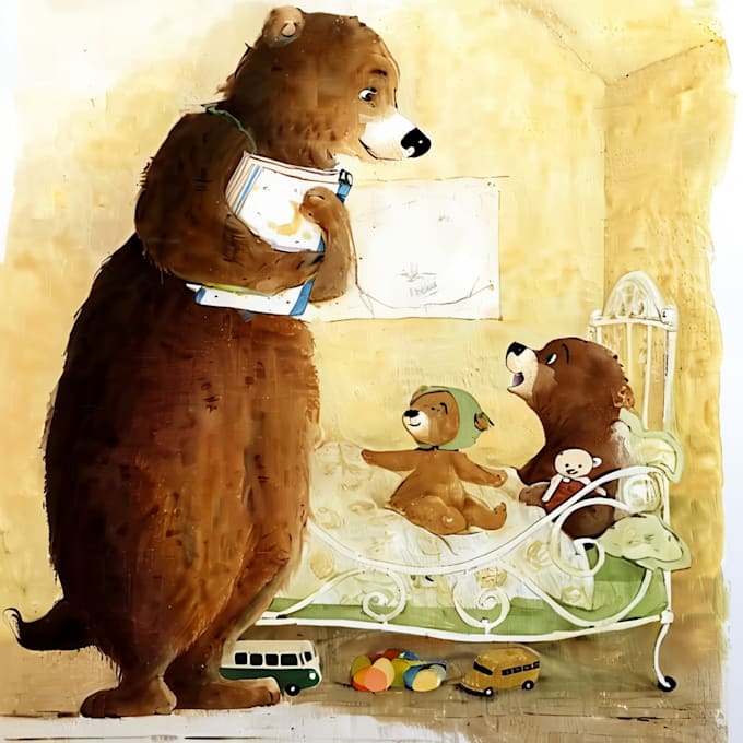 Bestseller - draw cute children story book illustration children story book illustration