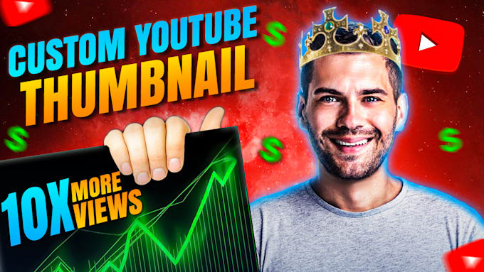 Gig Preview - Design custom youtube thumbnail