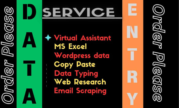 Bestseller - do data entry, mining, scraping, typing, input and copy paste work