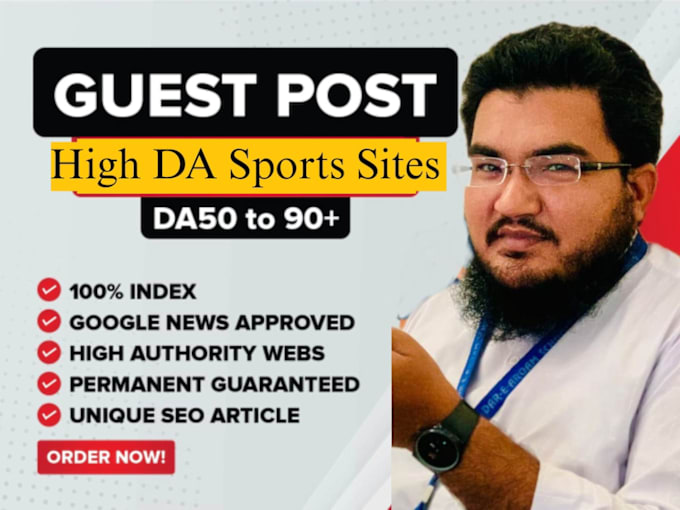 Gig Preview - Publish guest post on high da sports blog