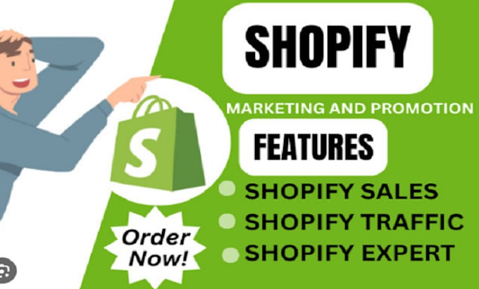 Gig Preview - Do shopify marketing, shopify traffic boost, shopify sales promotion