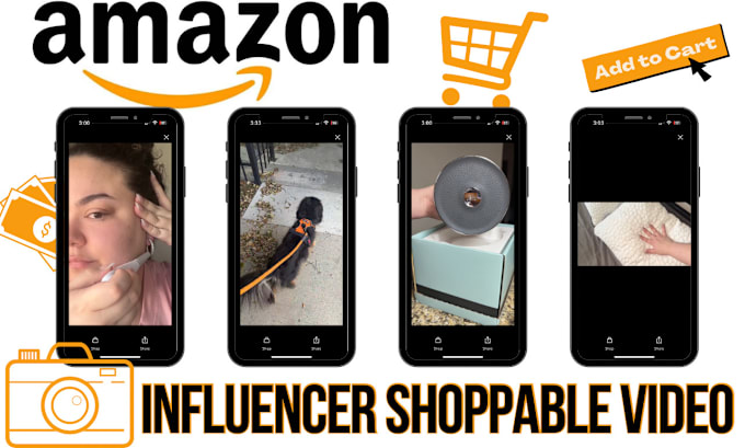 Gig Preview - Create an amazon influencer shoppable video for your product