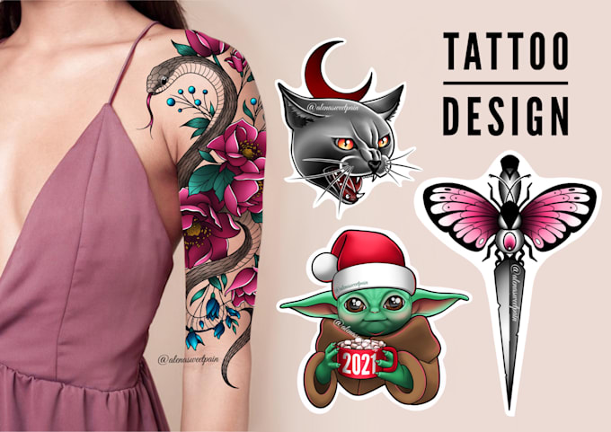 Bestseller - create a unique tattoo or sleeve design