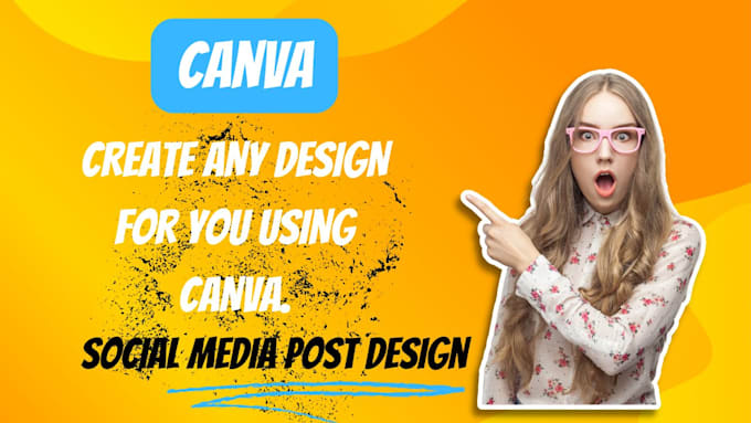 Bestseller - design canva social media poster or any template for you