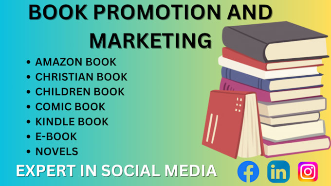 Gig Preview - Promote amazon book, ebooks marketing, kindle book promotion