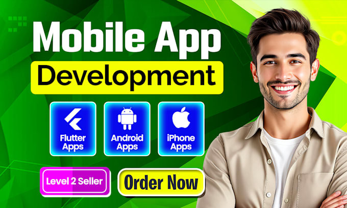 Gig Preview - Do mobile app development iphone app android ios app developer for app creation