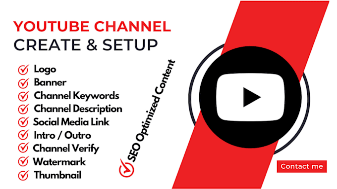 Gig Preview - Launch your youtube dream professional channel create and setup